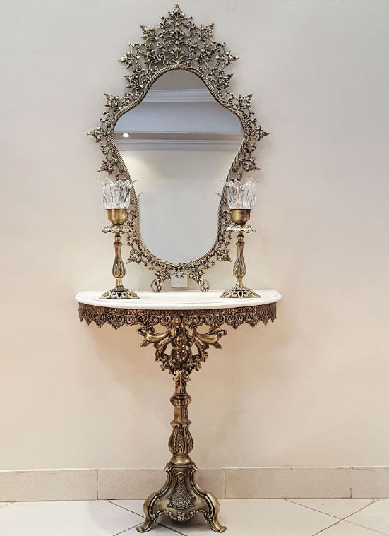 آینه و شمعدان سفره عقد