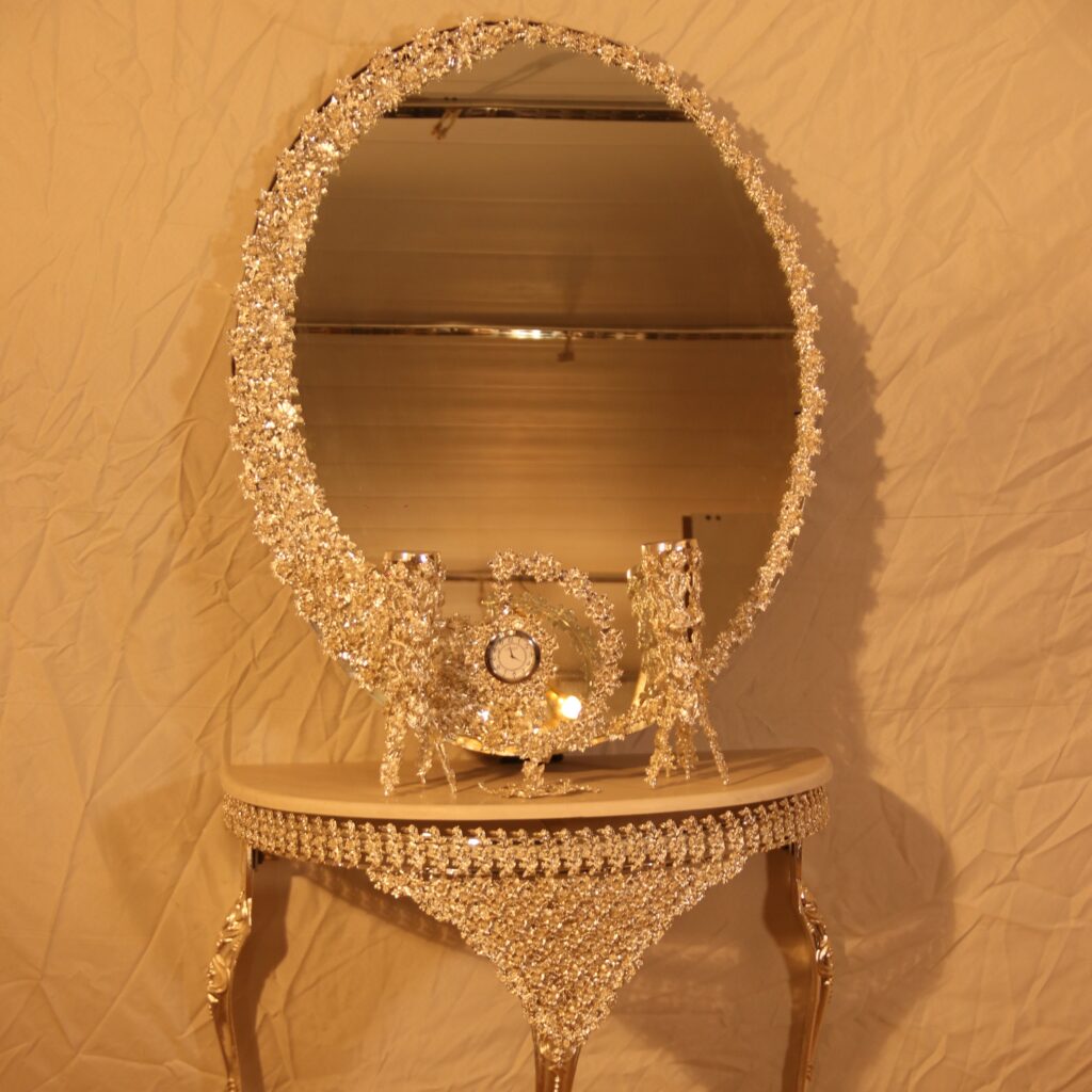 آینه و شمعدان سفره عقد