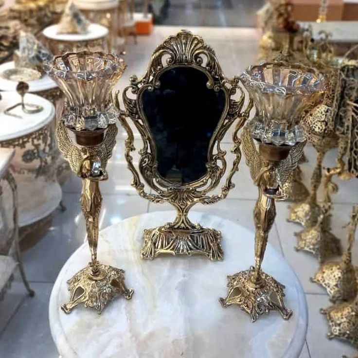 آینه و شمعدان سفره عقد