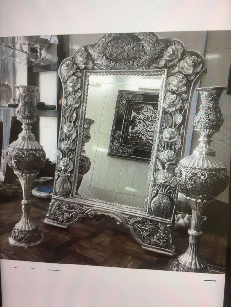 آینه و شمعدان سفره عقد